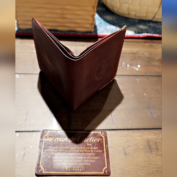 Cartier Wallet, with authentication card, great condition - Picture 5 of 5
